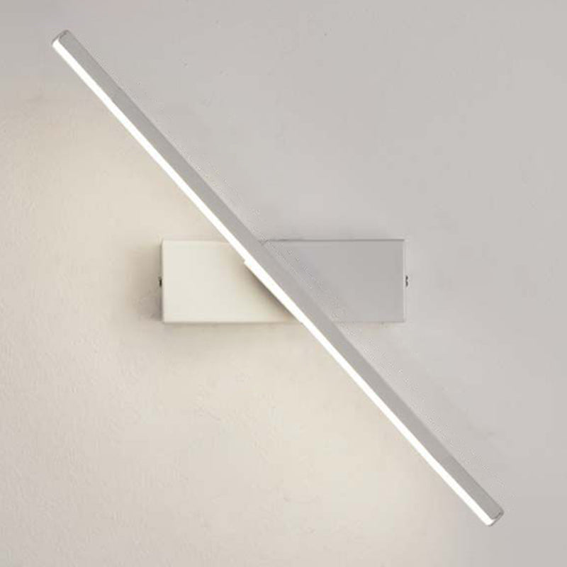 Modern Nordic Style Linear Wall Sconce Aluminum 1 Light Sconces for Study Bedroom