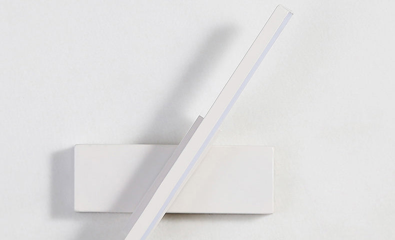 Modern Nordic Style Linear Wall Sconce Aluminum 1 Light Sconces for Study Bedroom