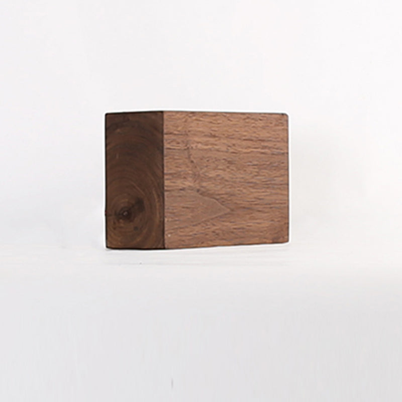 Moderno de estilo minimalista de estilo rectangular de lámpara de madera de lámpara de madera