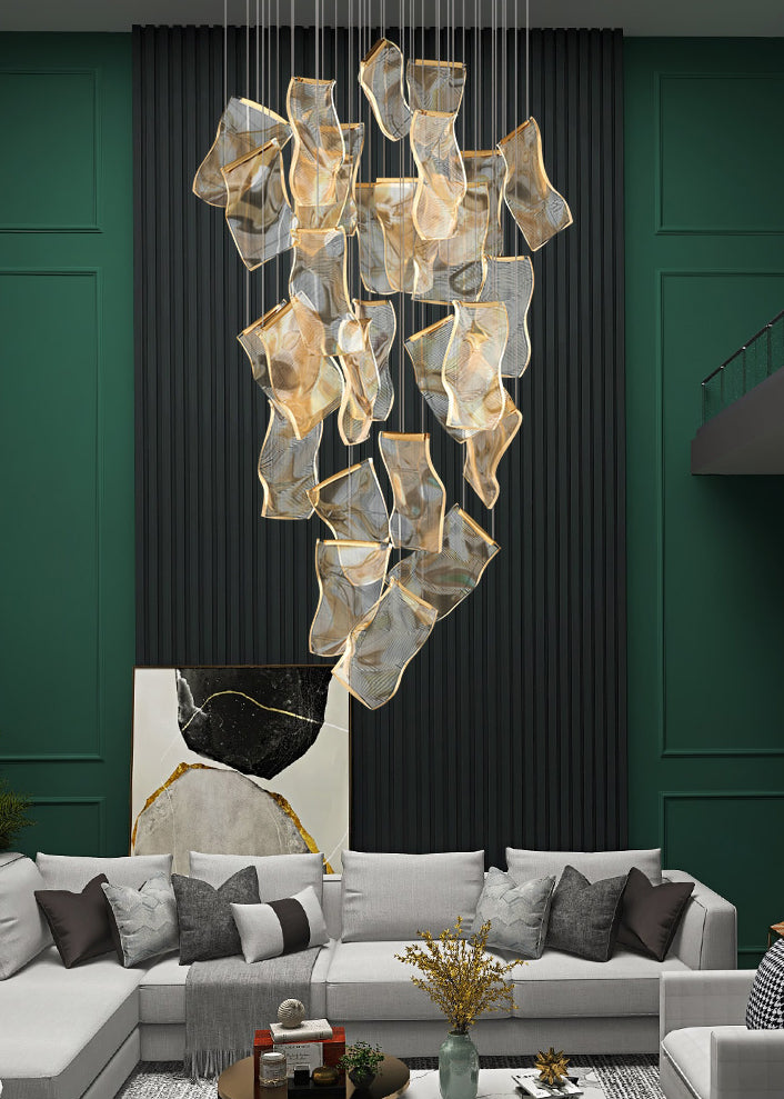 Papierhängendes Leuchten nordisch einfacher Acryldecke -Anhänger für Wohnzimmer