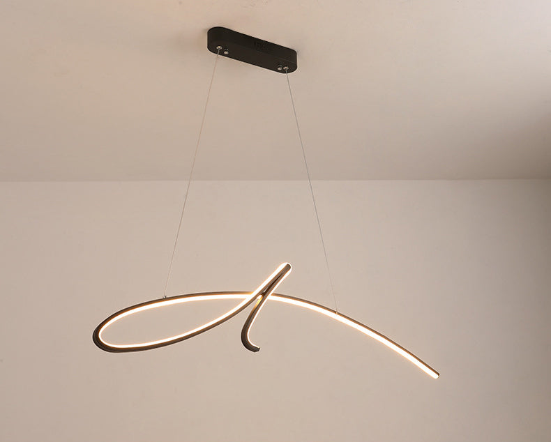 Lampadella a sospensione regolabile leggero moderno semplicità a spirale a spirale a spirale per il ristorante