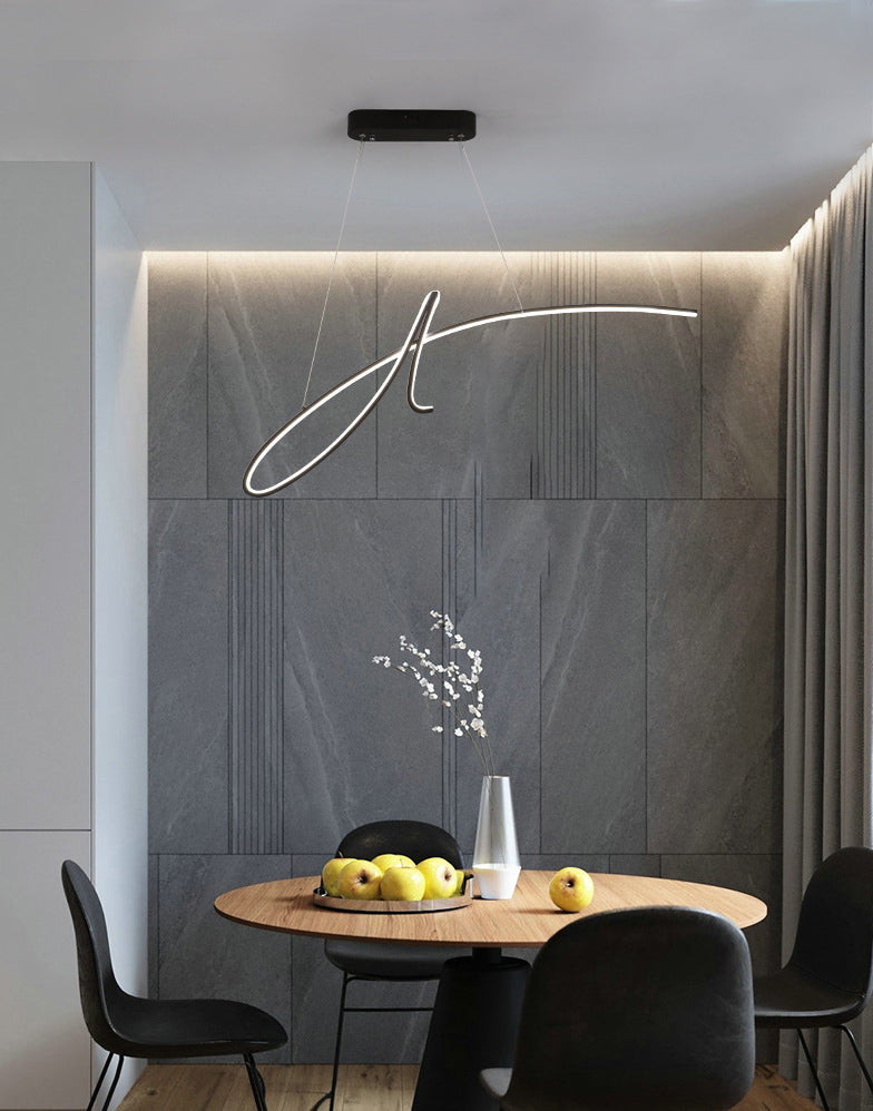 Lampadella a sospensione regolabile leggero moderno semplicità a spirale a spirale a spirale per il ristorante