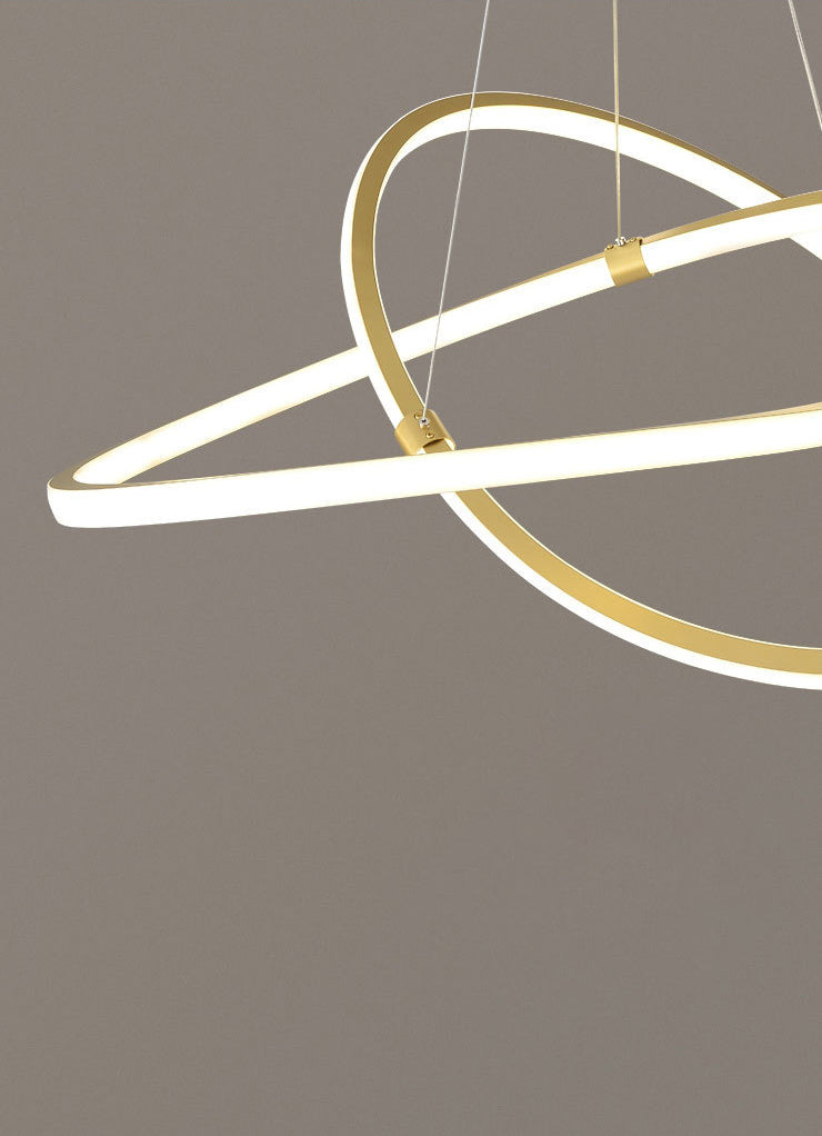 Kronleuchterleuchte Designer Moderner Einfachheit Metall Anhänger Beleuchtung für das Restaurant