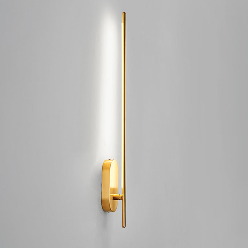 Rotatable Linear Wall Sconce Nordic Style Copper Sconce Wall Light