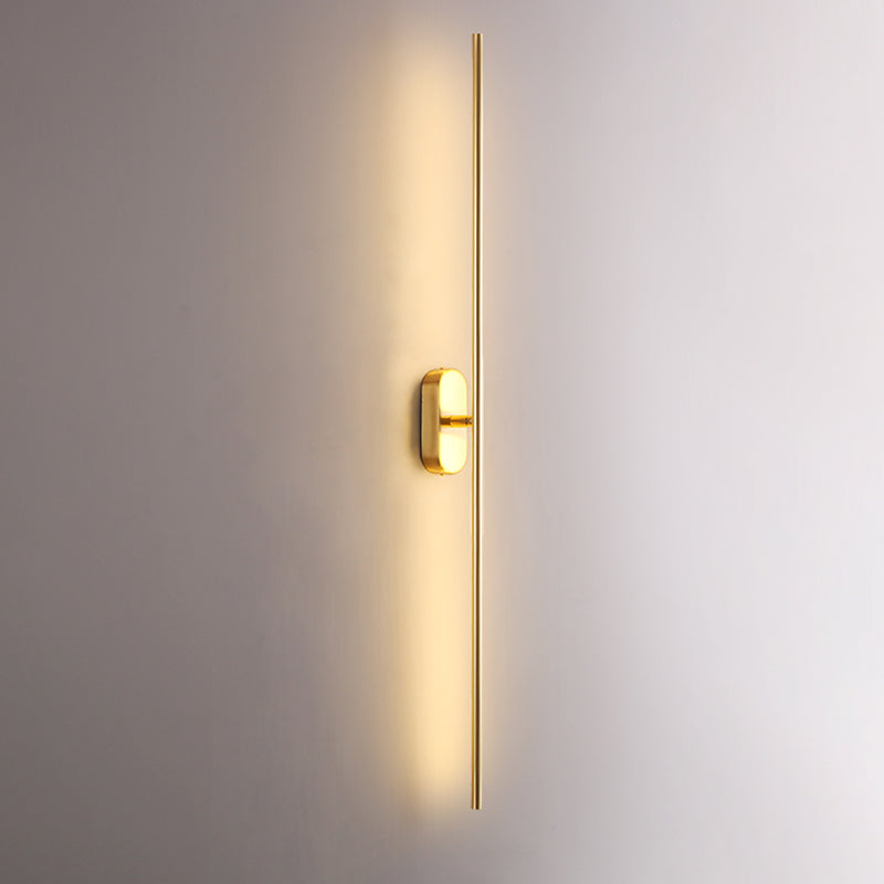 Rotatable Linear Wall Sconce Nordic Style Copper Sconce Wall Light