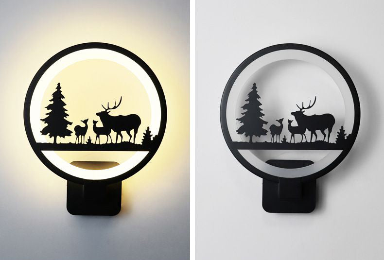 Lumière réglable 1 Applexionne de mur de nuance rond