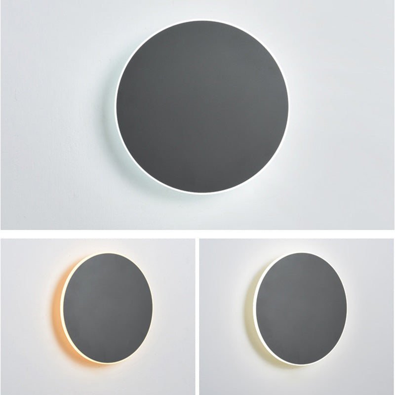 Acryl runde Schatten Wandleuchte modern