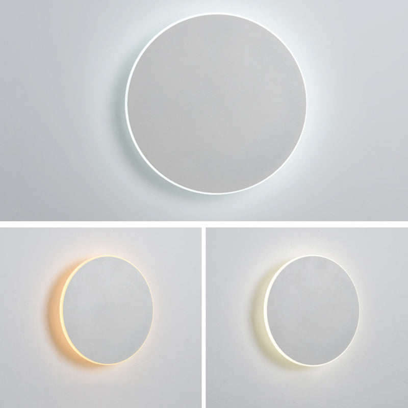 Acryl runde Schatten Wandleuchte modern