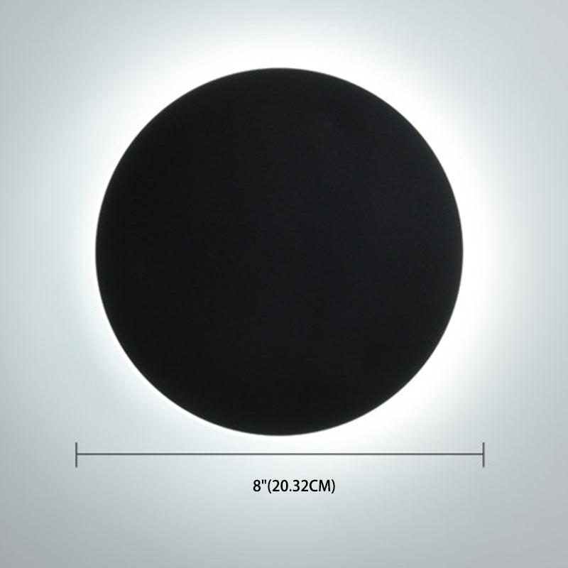 Acryl runde Schatten Wandleuchte modern