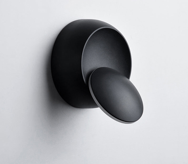 Round Shade Wall Sconce Modern Simple Style Resin 1 Light Sconces for Bedroom