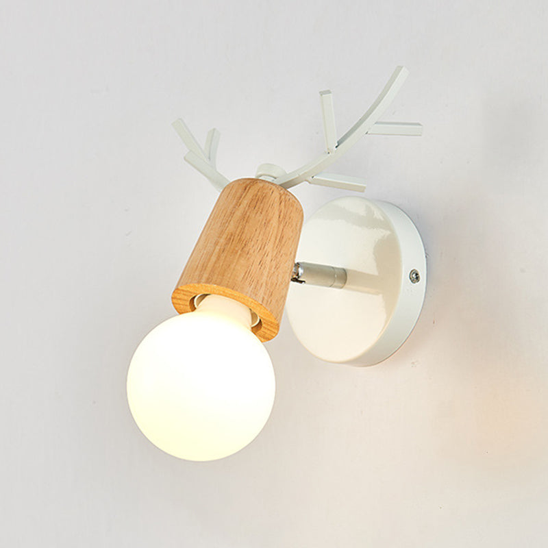 Ángulo ajustable 1 Luz de luz CONO Luz de pared Macaron Minimalista Metalista de metal de estilo