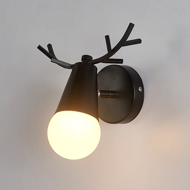 Ángulo ajustable 1 Luz de luz CONO Luz de pared Macaron Minimalista Metalista de metal de estilo