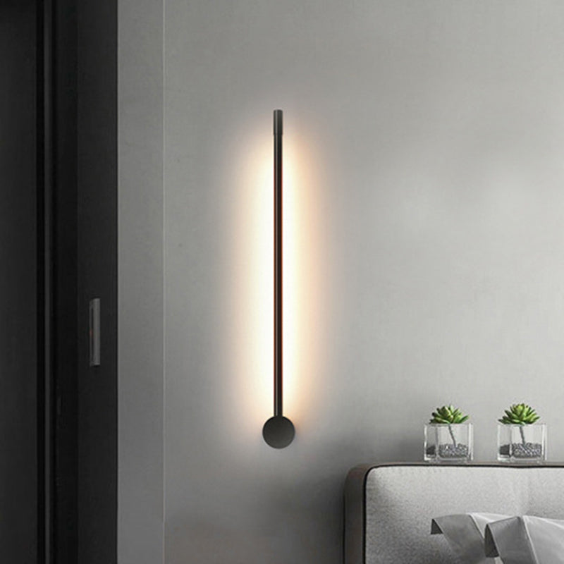 1 Licht linearer Wandleuchten moderner minimalistischer Eisenleuchten Wandleuchte