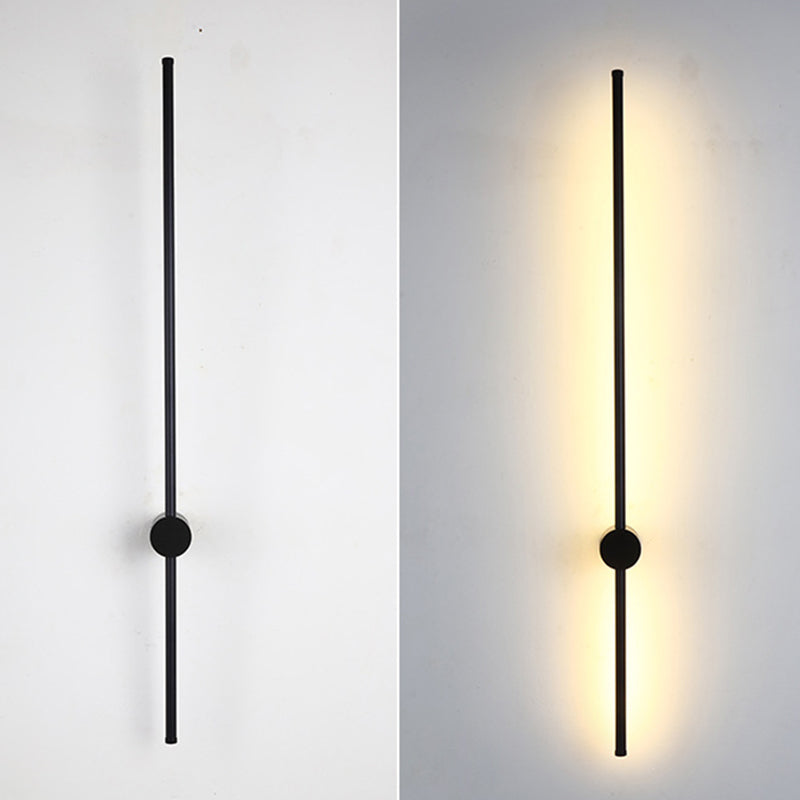 1 Licht linearer Wandleuchten moderner minimalistischer Eisenleuchten Wandleuchte