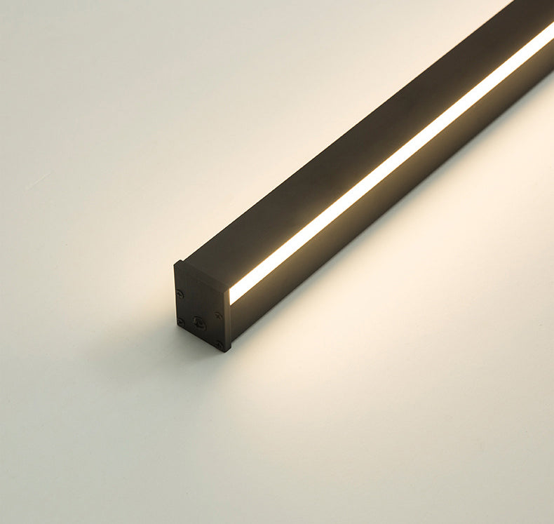 Creatieve minimalistische stijl lineaire wandkandelpas aluminium 1 lichte staten