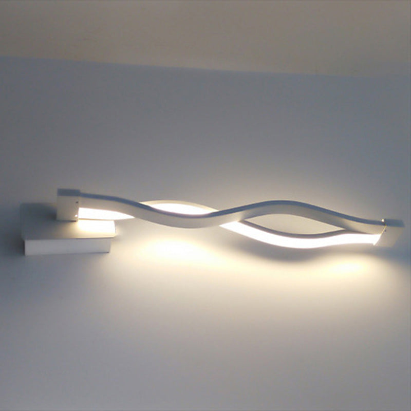 Creative Minimalist Style Linear Wall Sconce Aluminum 2 Lights Sconces