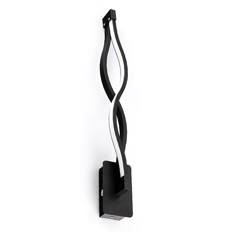 Creative Minimalist Style Linear Wall Sconce Aluminum 2 Lights Sconces