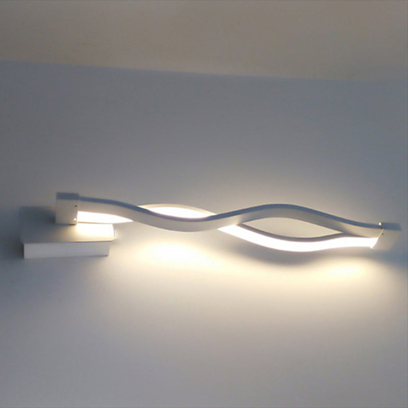 Creative Minimalist Style Linear Wall Sconce Aluminum 2 Lights Sconces