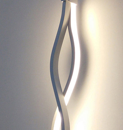 Creative Minimalist Style Linear Wall Sconce Aluminum 2 Lights Sconces