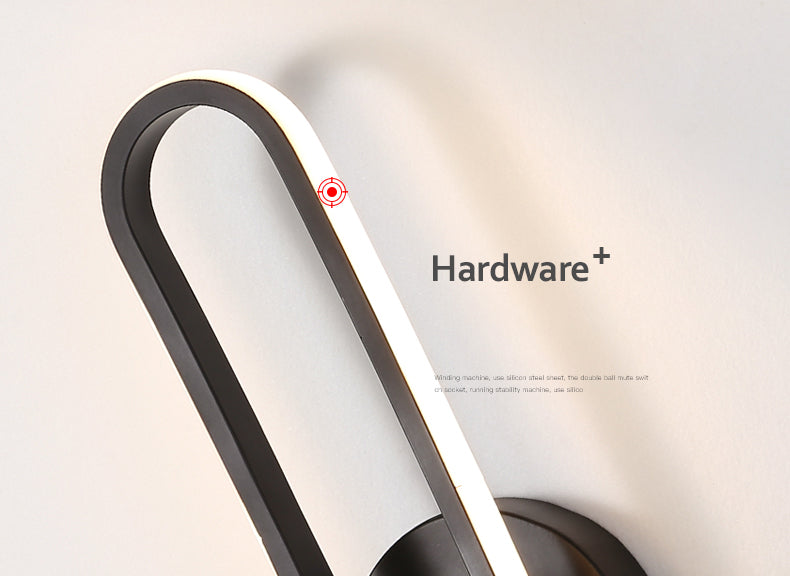 Apliques de pared oblata de estilo minimalista moderno placas de luz