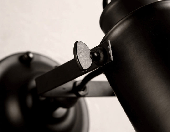 Amerikanischer Land Industriestil zylindrischem Wandleuchel Leuchte Metal 1 Leichte Leuchten