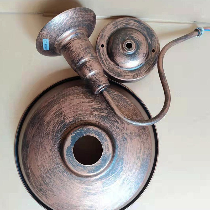 Retro Industrial Style Barn Sconce Wall Light Metal 1 Light Sconces