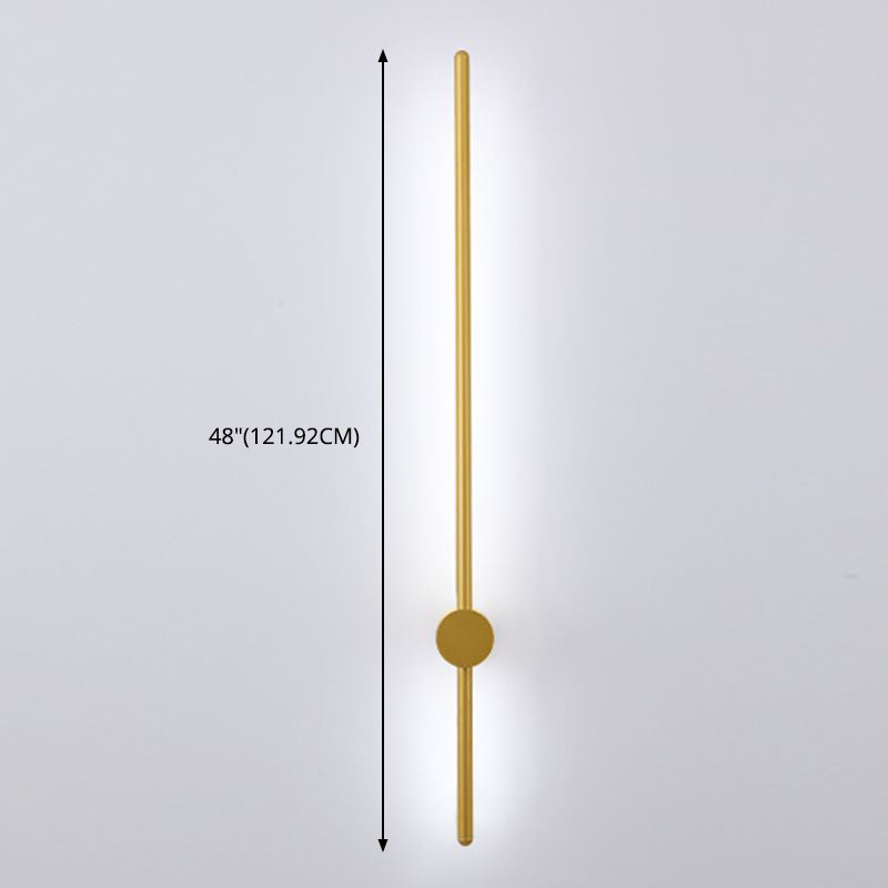 Estilo minimalista moderno Diconteo de pared lineal acrílico 1 apliques de luz