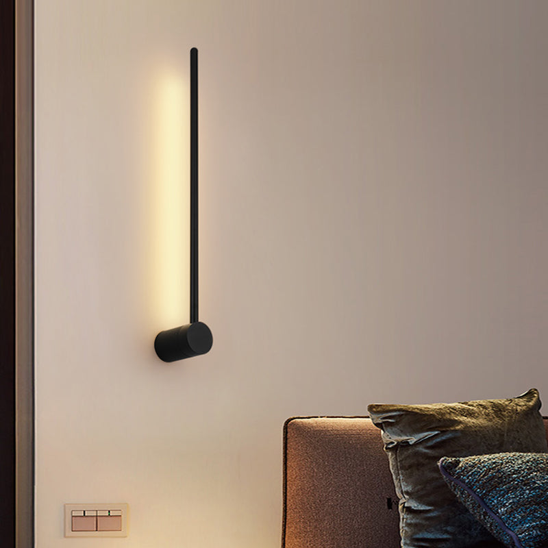 Estilo minimalista moderno Diconteo de pared lineal acrílico 1 apliques de luz