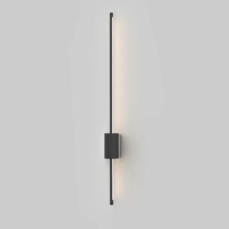 Modern Minimalist Style Linear Sconce Light Fixture Acrylic 1 Light Sconces