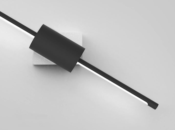 Modern Minimalist Style Linear Sconce Light Fixture Acrylic 1 Light Sconces