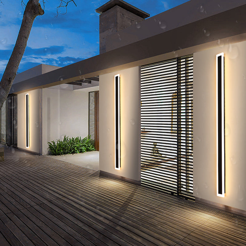 Moderner Stil Linearer Leuchtenleuchten Acryl 1 leichte Leuchten für Outdoor