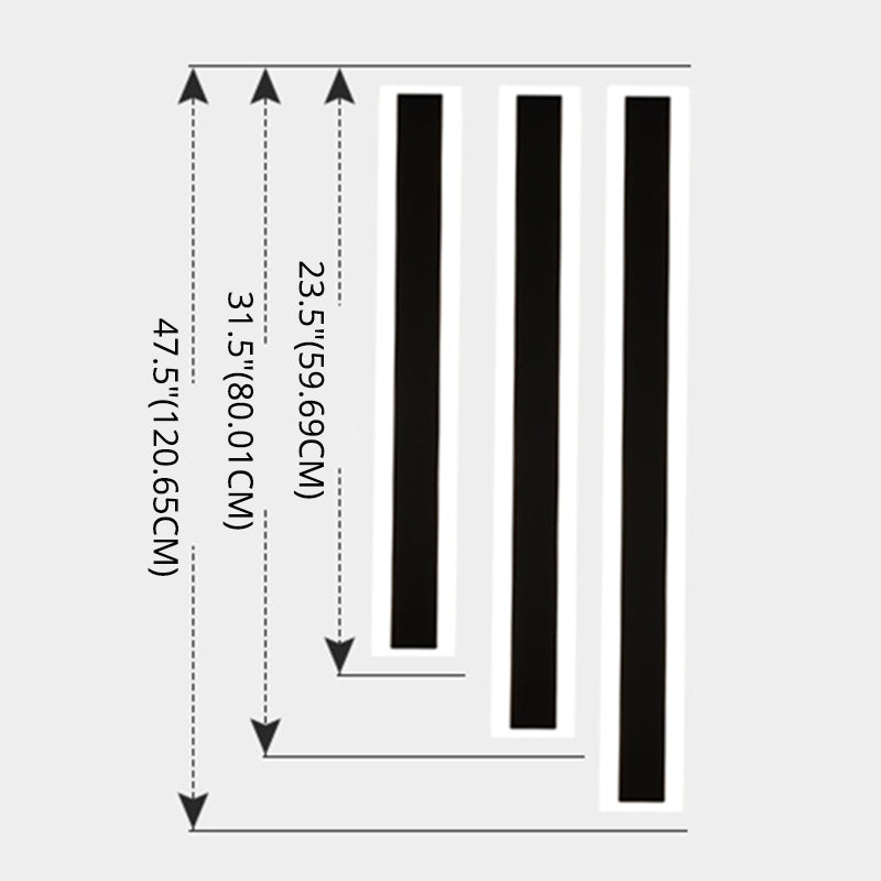 Moderner Stil Linearer Leuchtenleuchten Acryl 1 leichte Leuchten für Outdoor