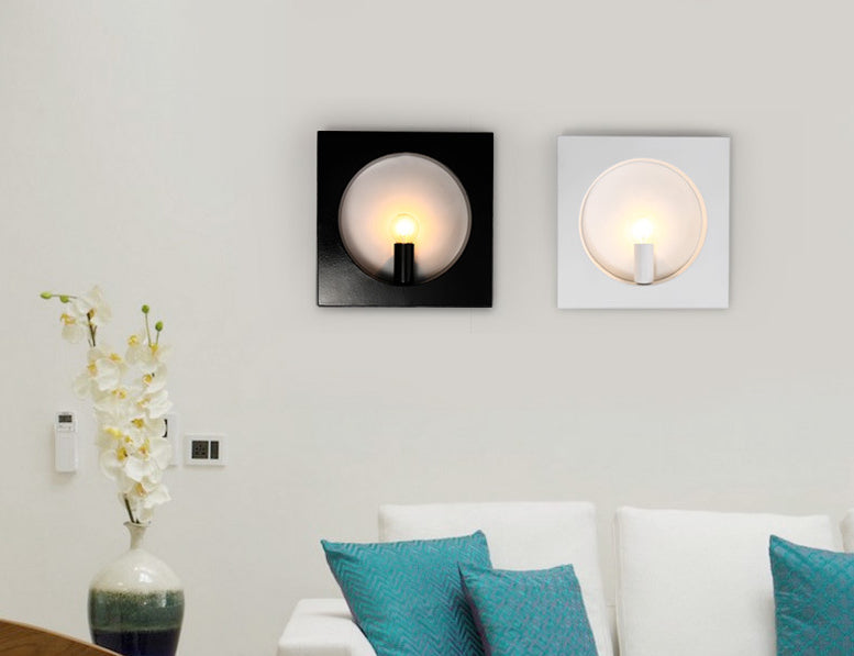 Modern Minimalist Style Sconce Light Fixture Acrylic 1 Light Sconces