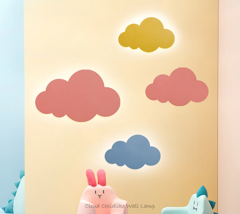 Éclairage d'écran en forme de nuage Creative Minimalist Style Plastic 1 Lumière Approche