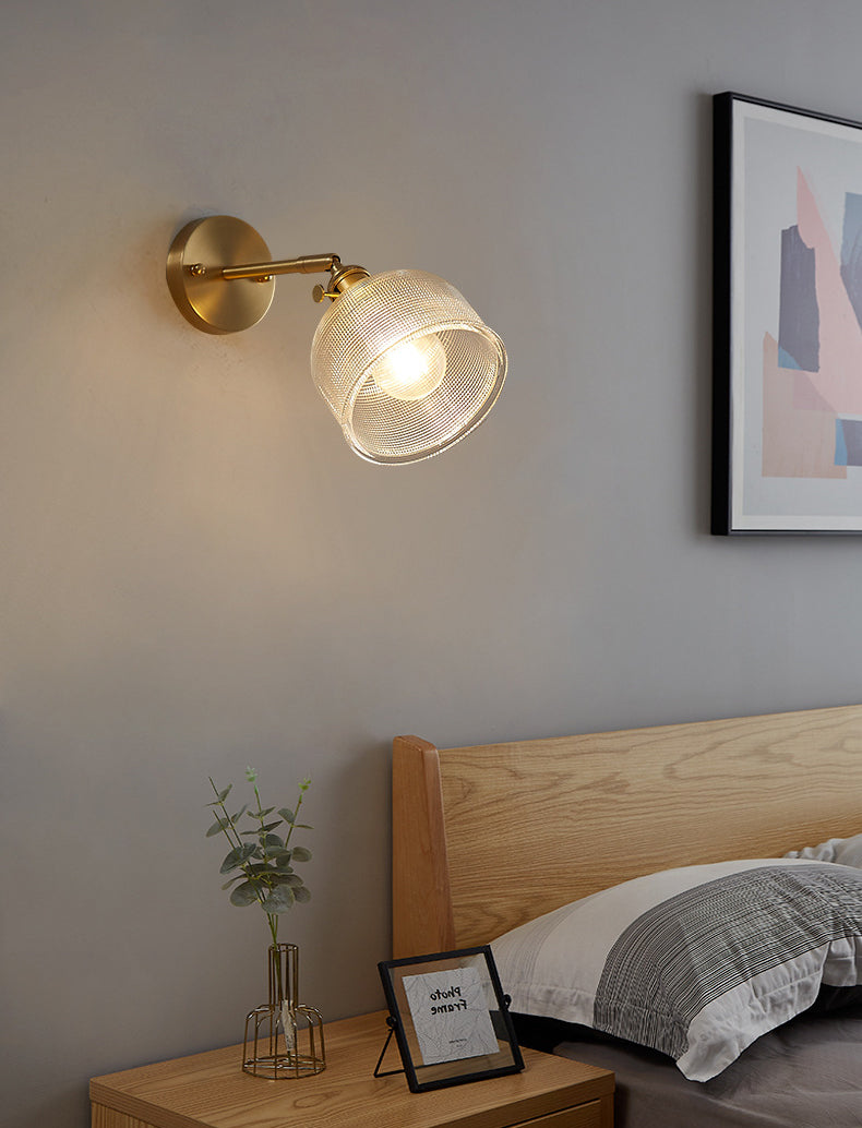 Armed Sconce Light Fixture Creative Simple Style Glass 1 Light Sconces