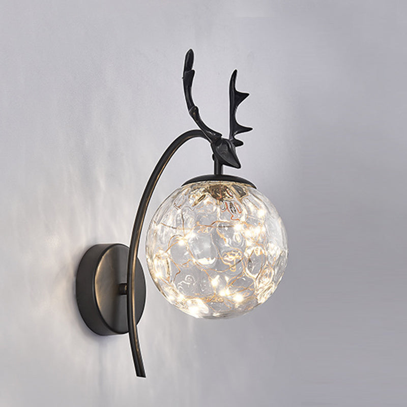 Creative Nordic Nordic Stipical Sconce Sconce Lampade Glass 1 Prononi leggeri