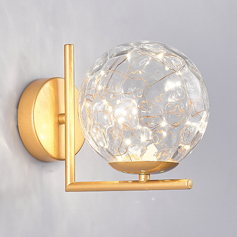 Creative Nordic Nordic Stipical Sconce Sconce Lampade Glass 1 Prononi leggeri