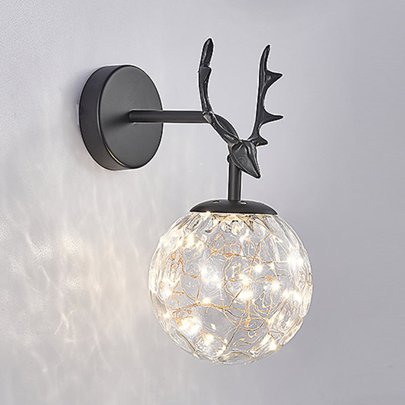 Creative Nordic Nordic Stipical Sconce Sconce Lampade Glass 1 Prononi leggeri