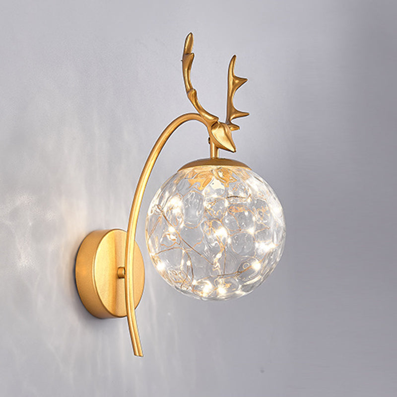 Creative Nordic Nordic Stipical Sconce Sconce Lampade Glass 1 Prononi leggeri