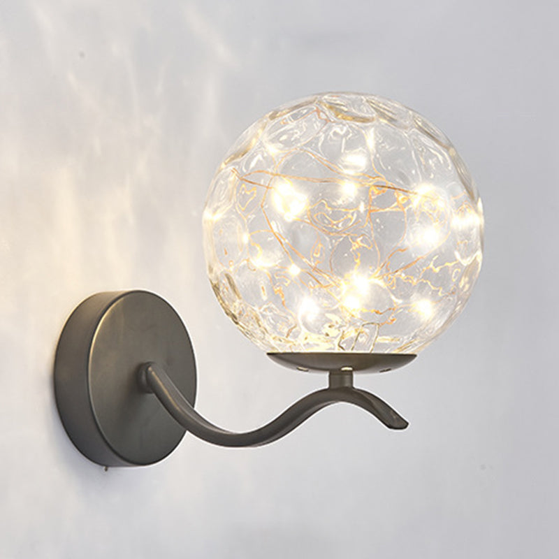 Creative Nordic Nordic Stipical Sconce Sconce Lampade Glass 1 Prononi leggeri