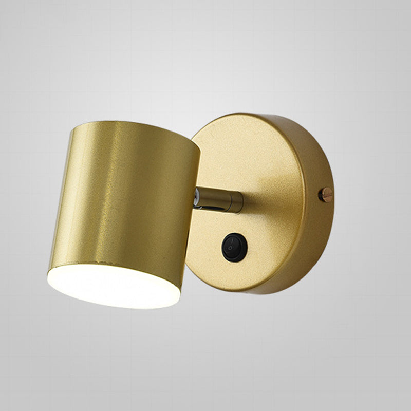 Luminaire à applique cylindrericale Métal de style moderne 1 appliques lumineuses