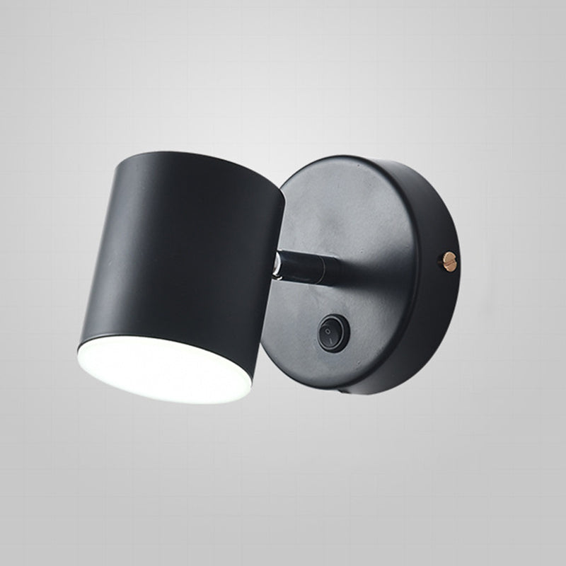 Luminaire à applique cylindrericale Métal de style moderne 1 appliques lumineuses