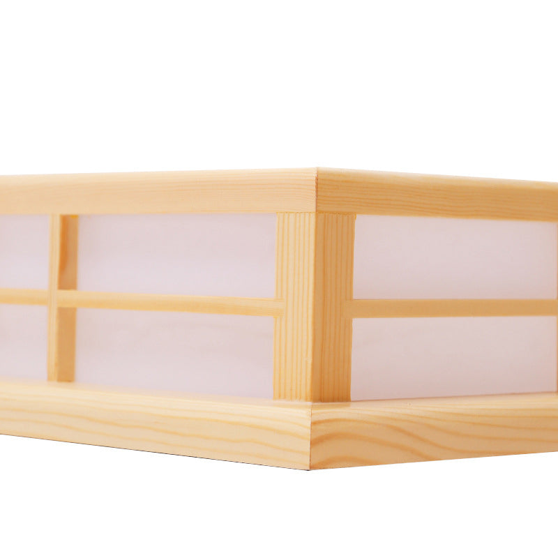 Holz quadratisch bündig Halterung Deckenbefestigung Moderne Stil LED Holz Decke montiert Licht