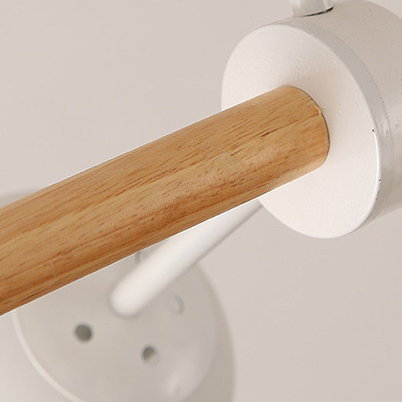 12-Light Linear Ceiling Light Modern Style Chandelier with Globe Shade