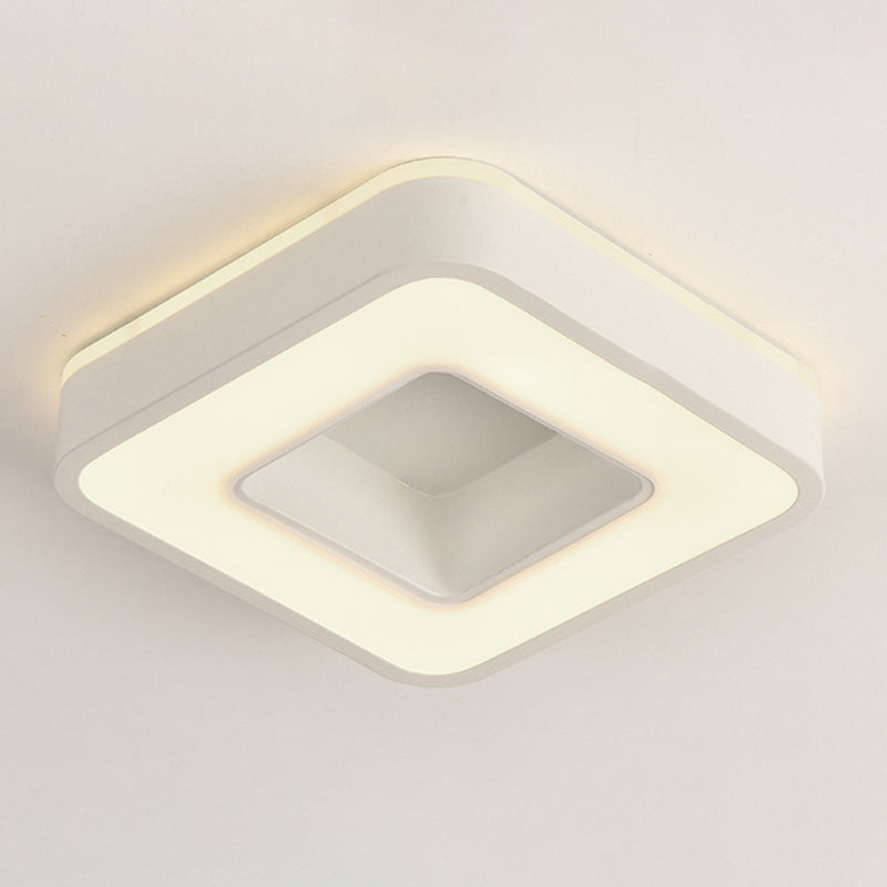 2" Height Hollow Design LED Ceiling Light Modern Style Flush Mount Lighting Fixture for Office Business Room