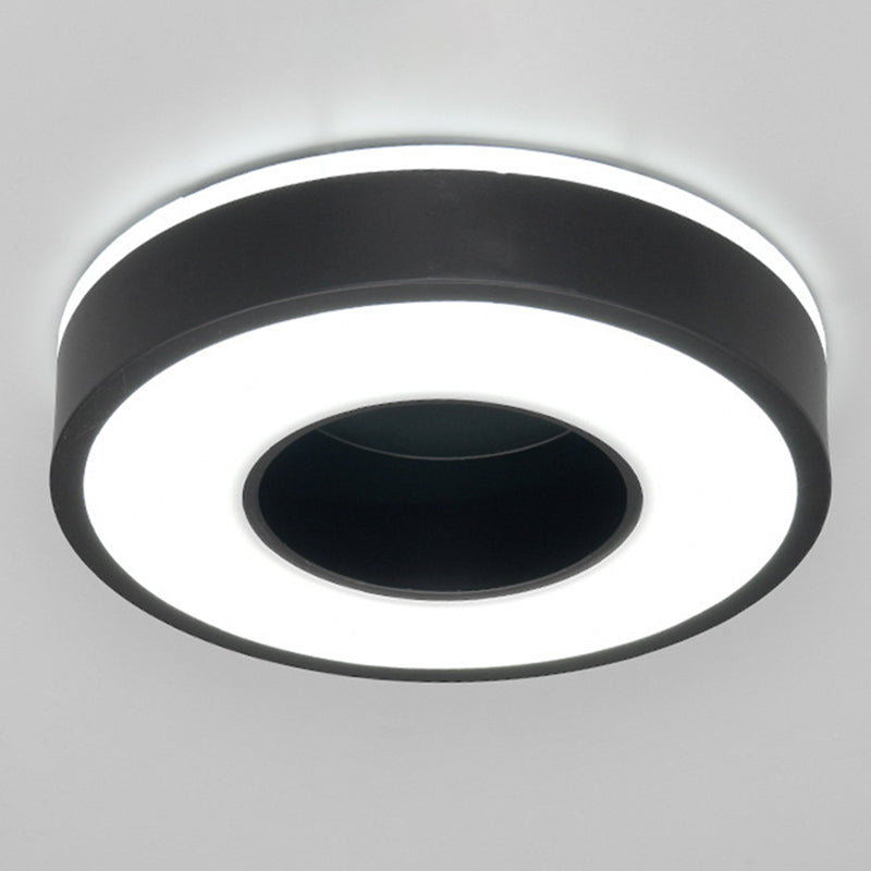 2" Height Hollow Design LED Ceiling Light Modern Style Flush Mount Lighting Fixture for Office Business Room
