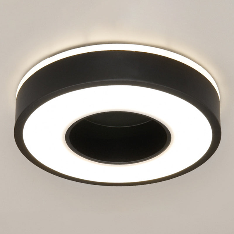 2" Height Hollow Design LED Ceiling Light Modern Style Flush Mount Lighting Fixture for Office Business Room