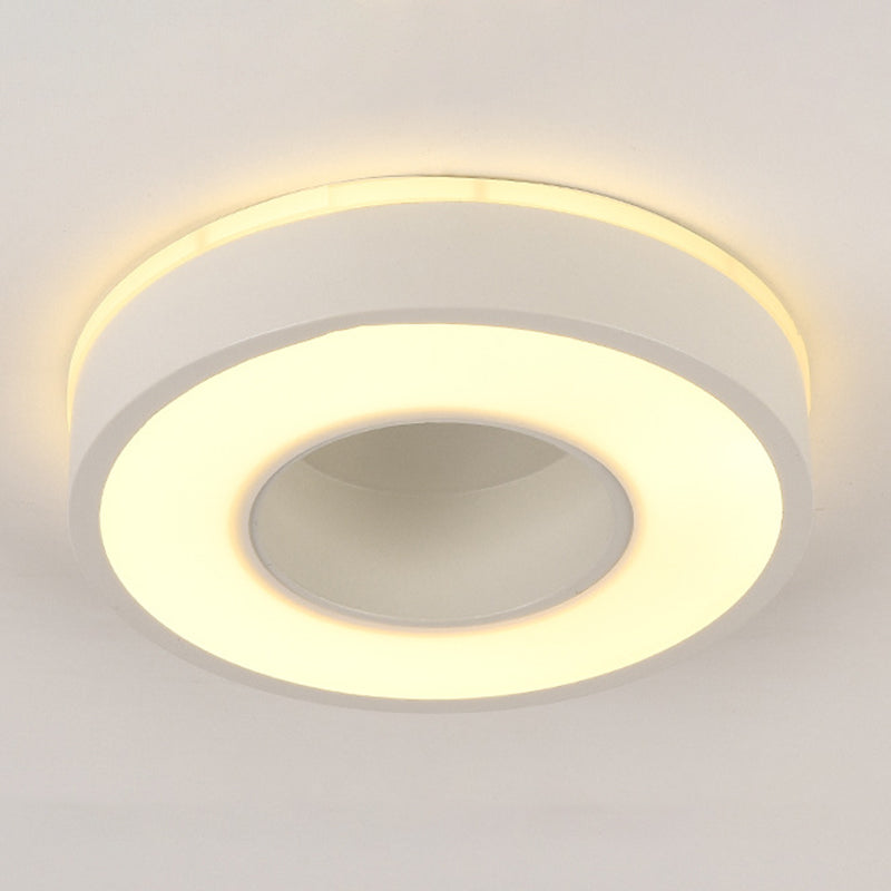 2" Height Hollow Design LED Ceiling Light Modern Style Flush Mount Lighting Fixture for Office Business Room