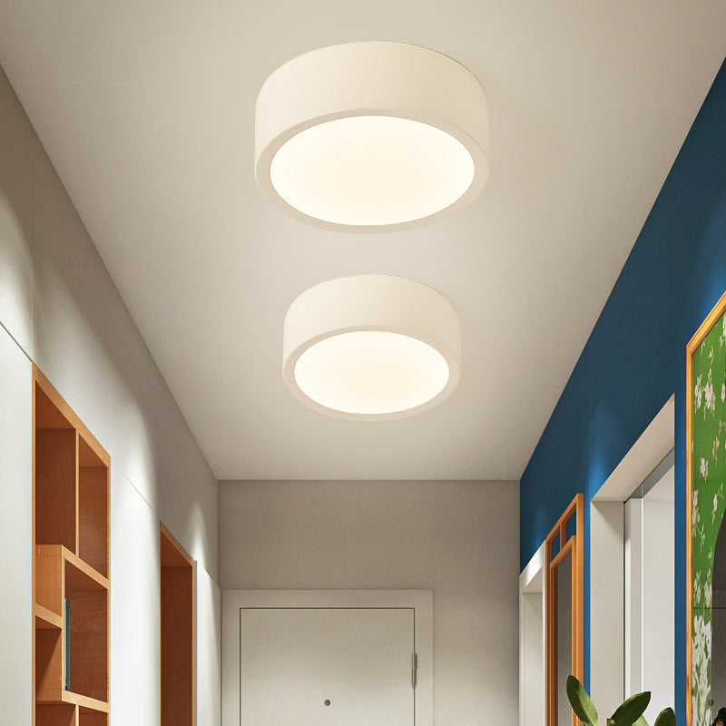 Lámpara de techo LED de simplicidad con sombra de acrílico, accesorios de iluminación LED para pasillo de estilo contemporáneo