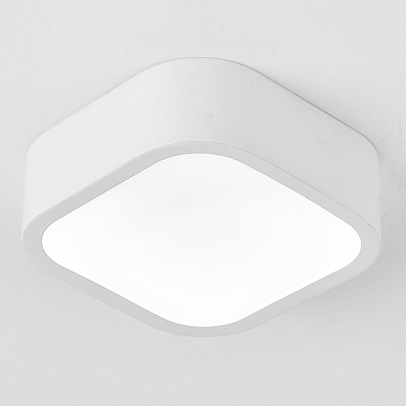 Lámpara de techo LED de simplicidad con sombra de acrílico, accesorios de iluminación LED para pasillo de estilo contemporáneo